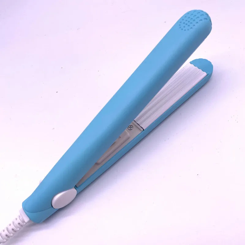 A mini hair iron plate electric curling