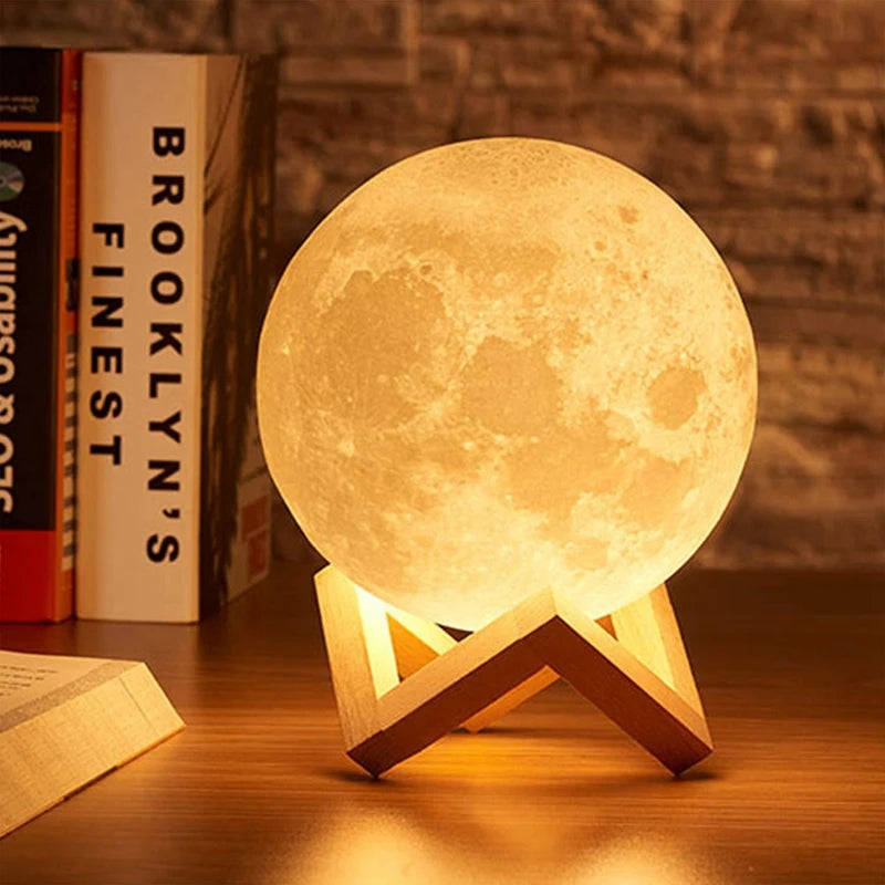 LED Light Moon Lamp