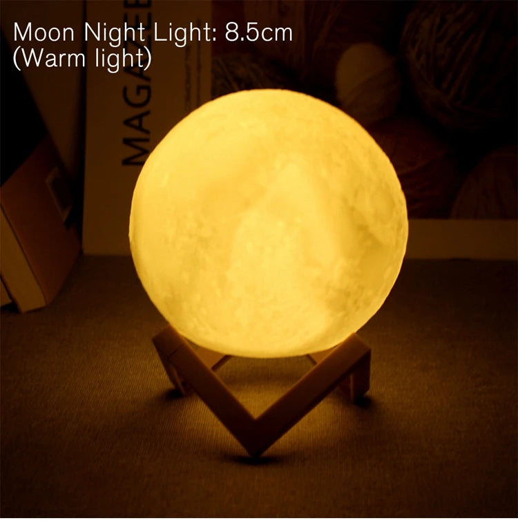 LED Light Moon Lamp