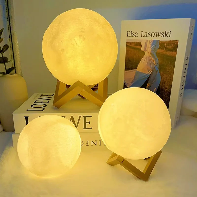 LED Light Moon Lamp