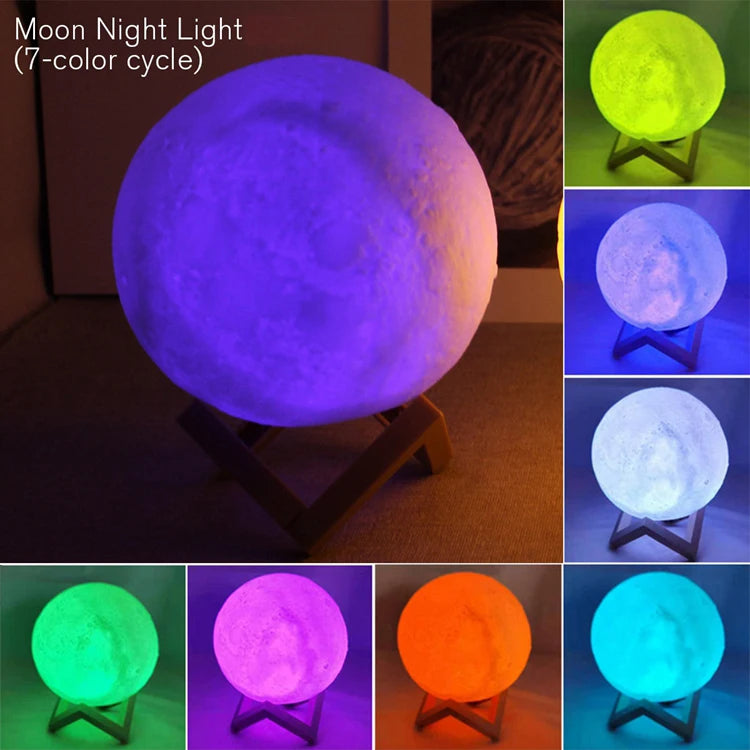 LED Light Moon Lamp