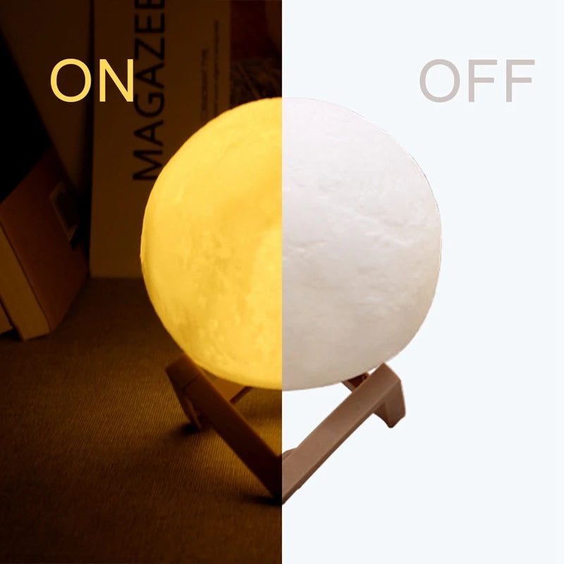 LED Light Moon Lamp